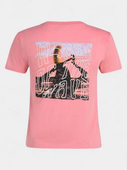 tricou cu maneci scurte pt. femei O'Neill Wow T-Shirt roz 7