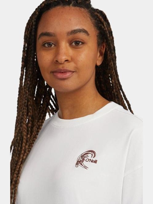 tricou cu maneci scurte pt. femei O'Neill O'Riginals Back Print T-Shirt alb 5
