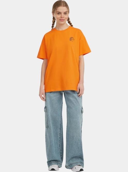 tricou cu maneci scurte pt. femei O'Neill O'Riginals Back Print T-Shirt portocaliu 4