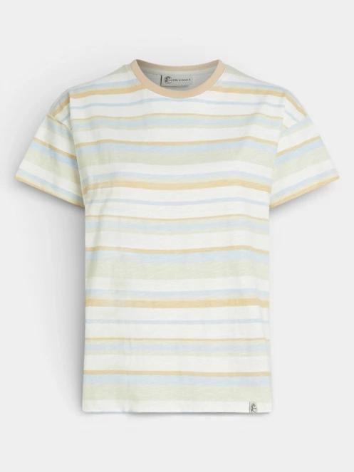 tricou cu maneci scurte pt. femei O'Neill O'Riginals Boxy Stripe T-Shirt verde 6
