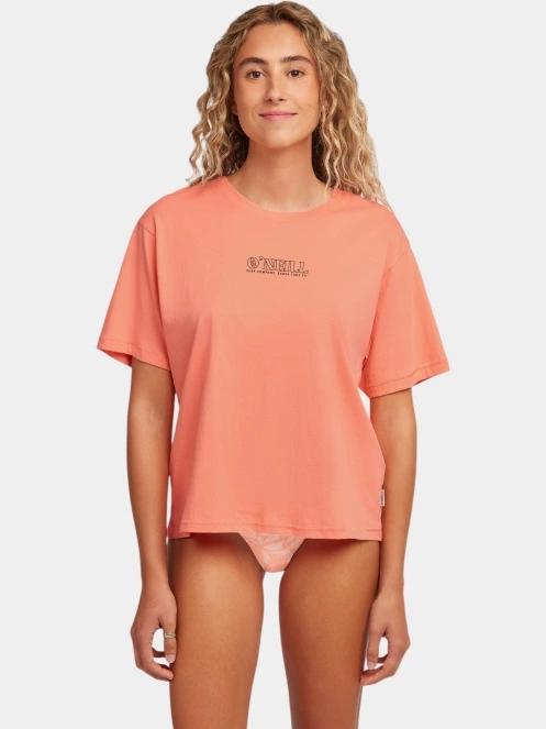 tricou cu maneci scurte pt. femei O'Neill O'Neill Boxy Back Print T-Shirt portocaliu 2