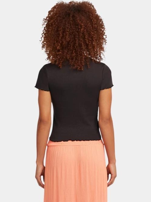 tricou cu maneci scurte pt. femei O'Neill O'Neill Rib T-Shirt negru 3