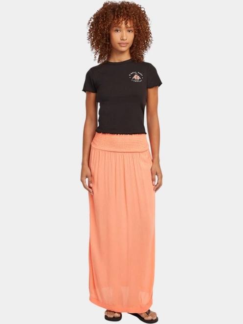 tricou cu maneci scurte pt. femei O'Neill O'Neill Rib T-Shirt negru 4