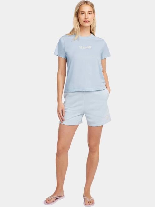 tricou cu maneci scurte pt. femei O'Neill Essentials O'Neill Script T-Shirt albastru deschis 4