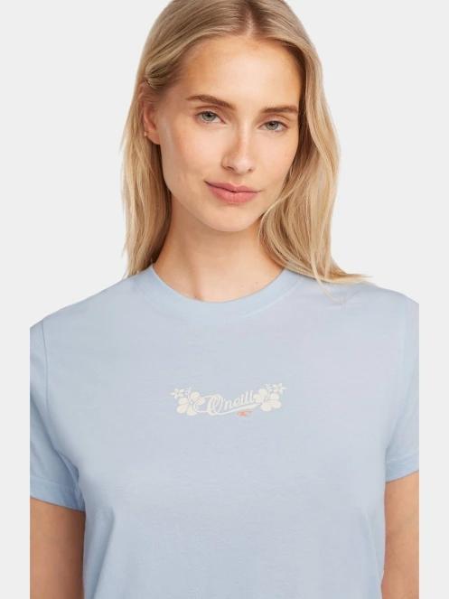 tricou cu maneci scurte pt. femei O'Neill Essentials O'Neill Script T-Shirt albastru deschis 5