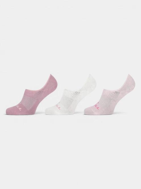 sosete discrete pt. femei O'Neill O'Neill Unisex Footies Socks 3-Pack roz 2