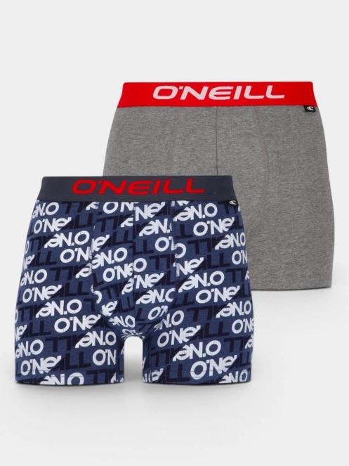 indispensabili pt. barbati O'Neill O'Neill Men Boxer Cutting Logo 2-Pack gri 2