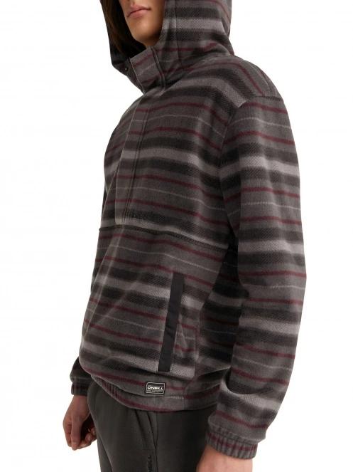 pulover cu gluga pt. barbati O'Neill Superfleece HZ Hoodie gri 7