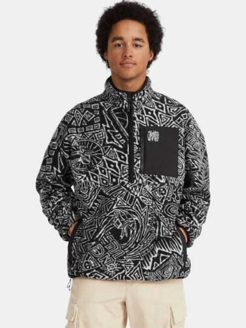 pulover polar pt. barbati O'Neill Surf Heroes High Pile Hz Fleece negru 2
