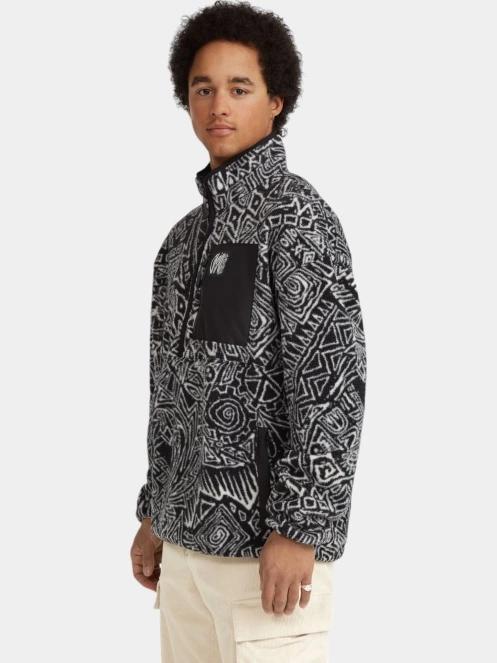 pulover polar pt. barbati O'Neill Surf Heroes High Pile Hz Fleece negru 5