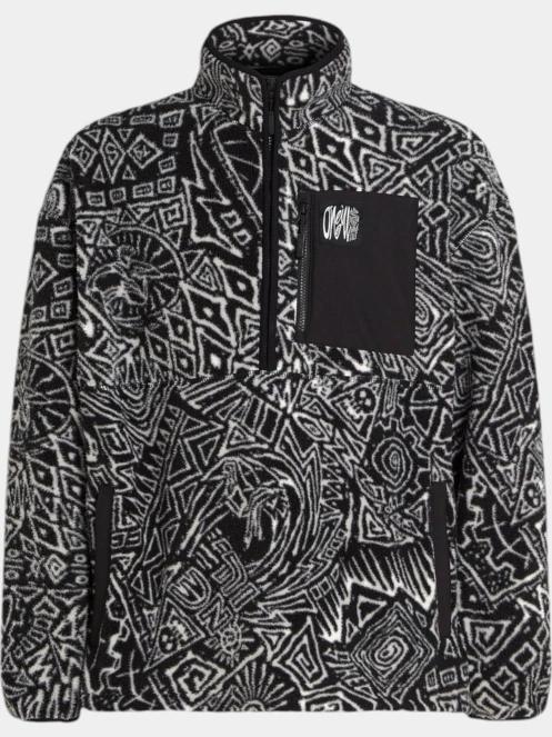 pulover polar pt. barbati O'Neill Surf Heroes High Pile Hz Fleece negru 7