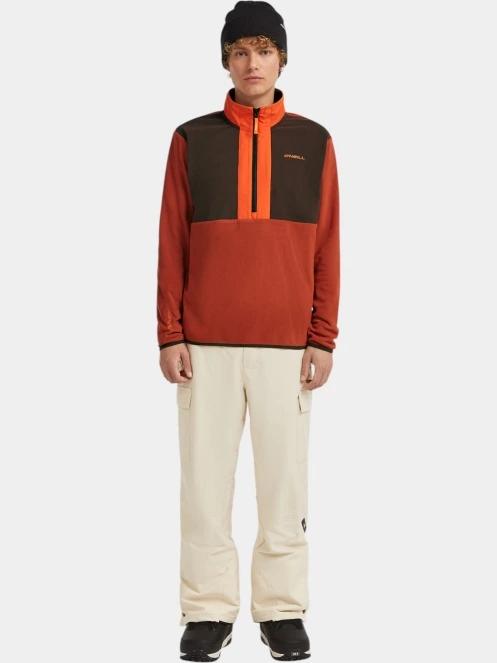 pulover polar pt. barbati O'Neill FWC'Cruz Triple Polartec Fleece portocaliu 5