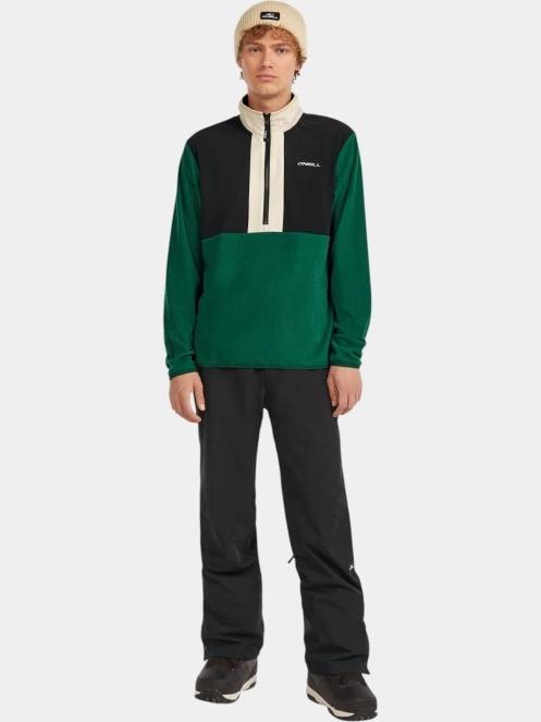 pulover polar pt. barbati O'Neill FWC'Cruz Triple Polartec Fleece verde inchis 5