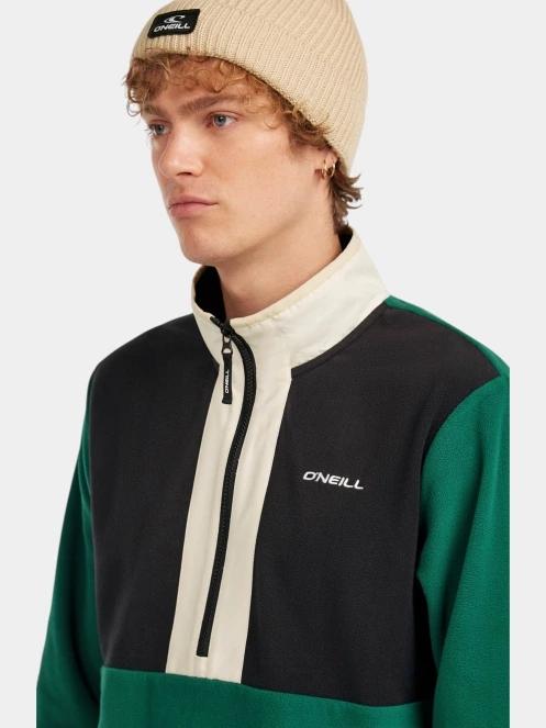 pulover polar pt. barbati O'Neill FWC'Cruz Triple Polartec Fleece verde inchis 7