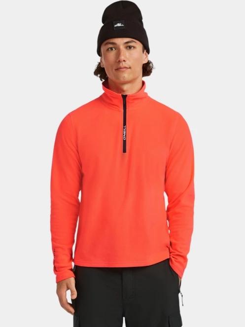 pulover polar pt. barbati O'Neill FWC'Cruz Jack's Polartec HZ Fleece portocaliu 2