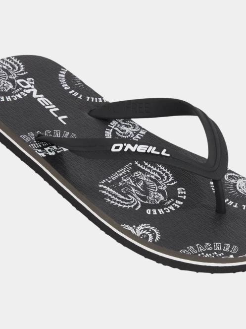 papuci flip flop pt. barbati O'Neill Profile Graphic Sandals negru 3