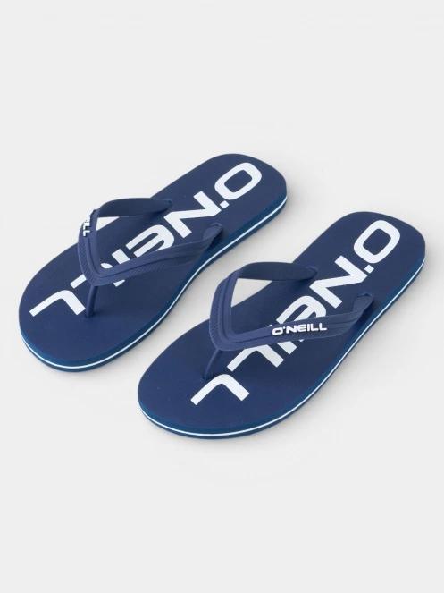 papuci flip flop pt. barbati O'Neill Profile Logo Sandals albastru inchis 4