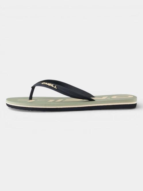 papuci flip flop pt. barbati O'Neill Profile Logo Sandals verde 3
