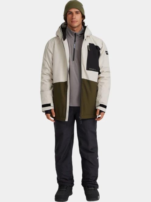 geaca de schi pt. barbati O'Neill Hammer Block Snow Jacket alb 7