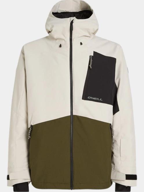 geaca de schi pt. barbati O'Neill Hammer Block Snow Jacket alb 8