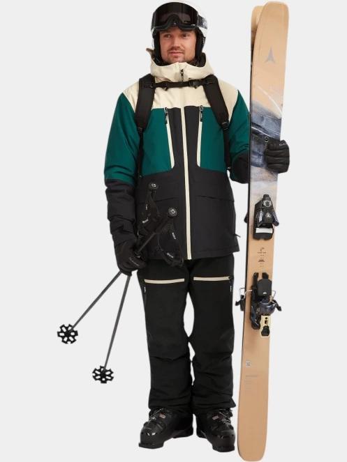 geaca de schi pt. barbati O'Neill FWC'Peak Fire Snow Jacket verde 4