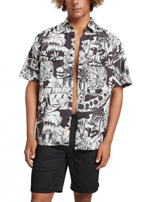 camasa cu maneci scurte pt. barbati O'Neill Outdoor Shirt negru 2
