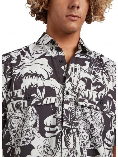 camasa cu maneci scurte pt. barbati O'Neill Outdoor Shirt negru 4