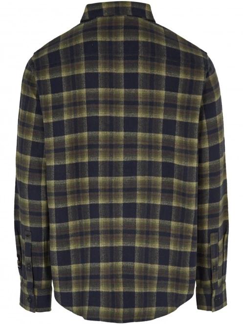 camasa cu maneci lungi pt. barbati O'Neill O'Neill Trvlr Series Flannel Check Shirt albastru inchis 6