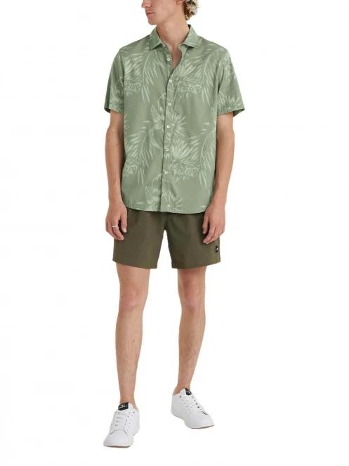 camasa cu maneci scurte pt. barbati O'Neill Mix & Match Floral Shirt verde 4