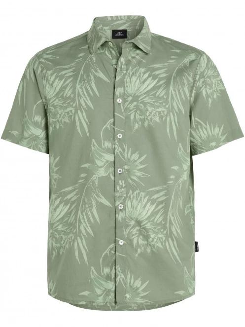 camasa cu maneci scurte pt. barbati O'Neill Mix & Match Floral Shirt verde 7