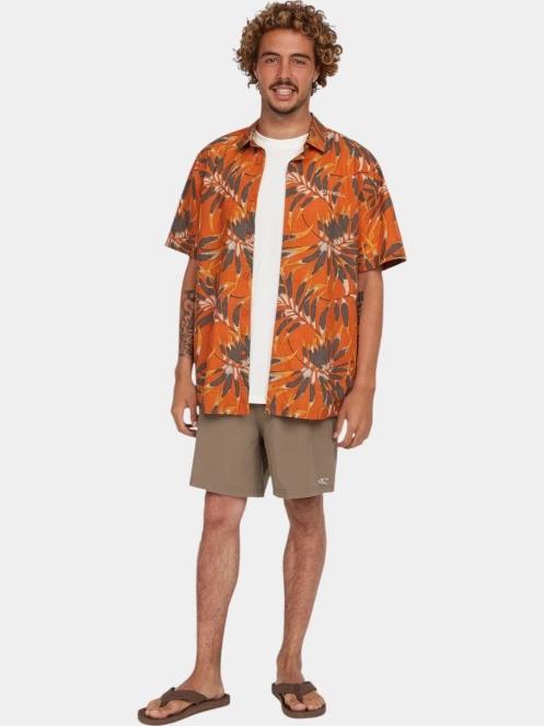 camasa cu maneci scurte pt. barbati O'Neill O'Neill Print Shirt portocaliu 4