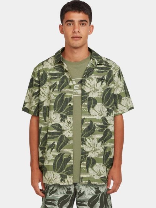 camasa cu maneci scurte pt. barbati O'Neill O'Neill Print Shirt verde 2
