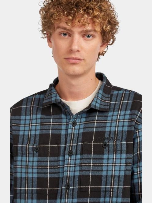 camasa cu maneci lungi pt. barbati O'Neill O'Neill Must-Have Flannel Shirt albastru inchis 6