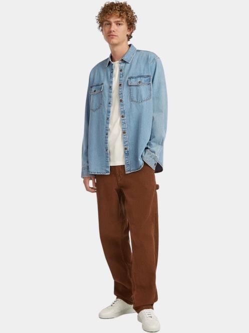 camasa cu maneci lungi pt. barbati O'Neill O'riginals Denim Shirt albastru deschis 4