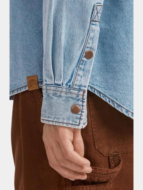 camasa cu maneci lungi pt. barbati O'Neill O'riginals Denim Shirt albastru deschis 5
