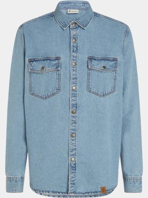 camasa cu maneci lungi pt. barbati O'Neill O'riginals Denim Shirt albastru deschis 7