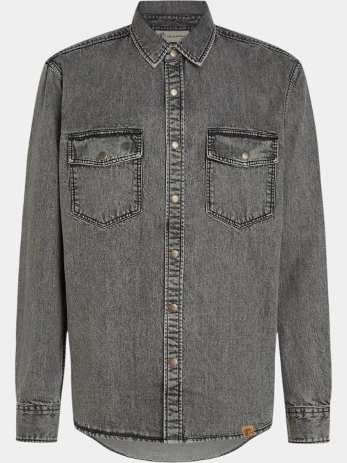 camasa cu maneci lungi pt. barbati O'Neill O'riginals Denim Shirt gri 7