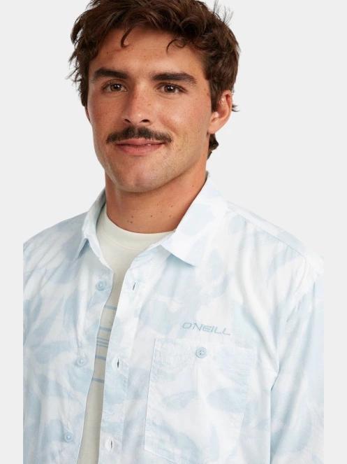 camasa cu maneci scurte pt. barbati O'Neill O'Neill Print Shirt alb 5