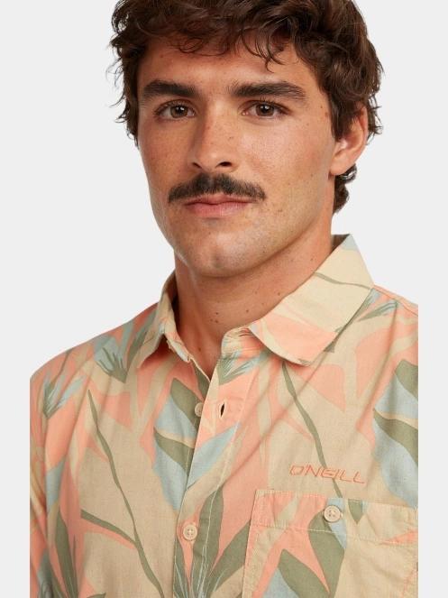 camasa cu maneci scurte pt. barbati O'Neill O'Neill Print Shirt portocaliu 5