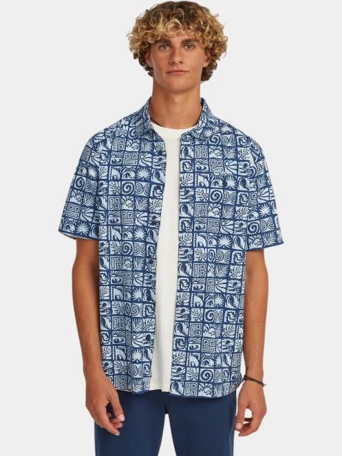 camasa cu maneci scurte pt. barbati O'Neill O'Neill Print Shirt albastru 2
