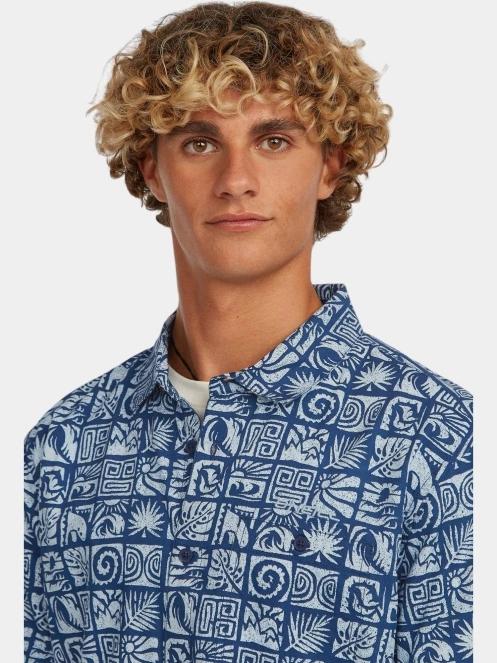 camasa cu maneci scurte pt. barbati O'Neill O'Neill Print Shirt albastru 5