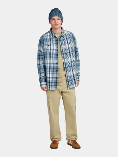 camasa cu maneci lungi pt. barbati O'Neill O'Neill Must-Have Flannel Shirt albastru deschis 4
