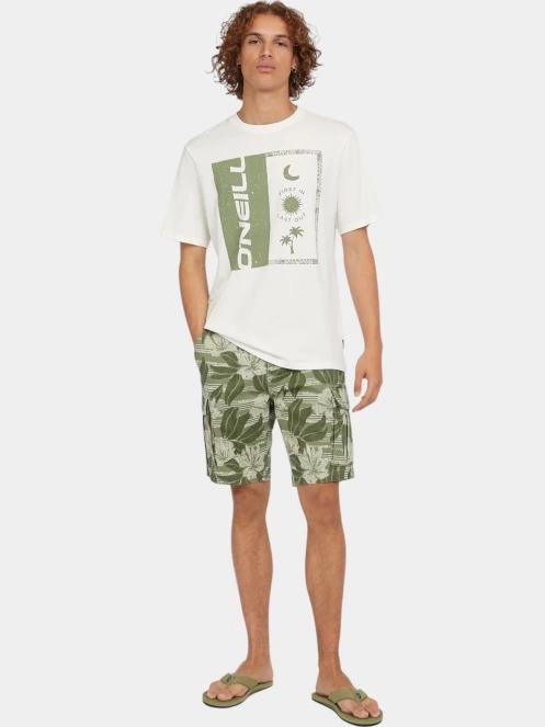 pantaloni scurti cu buzunare laterale pt. barbati O'Neill Essentials Cargo Shorts verde 5