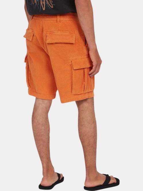 pantaloni scurti cu buzunare laterale pt. barbati O'Neill O'Riginals Cord Cargo Shorts portocaliu 4