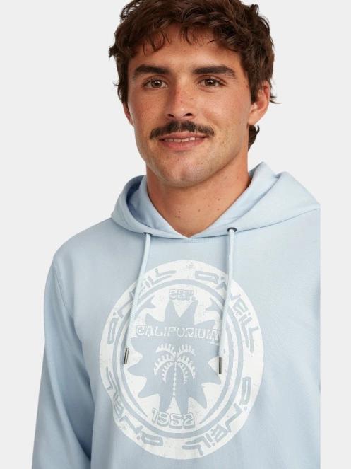 pulover cu gluga pt. barbati O'Neill O'Neill Musthave Graphic Hoodie albastru deschis 6