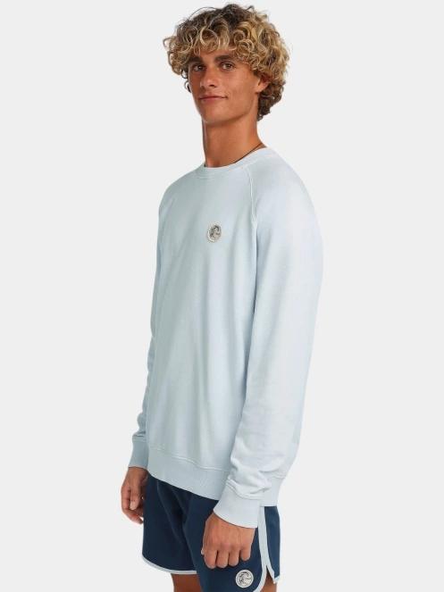 pulover pt. barbati O'Neill O'Riginals Badge Crew albastru deschis 4