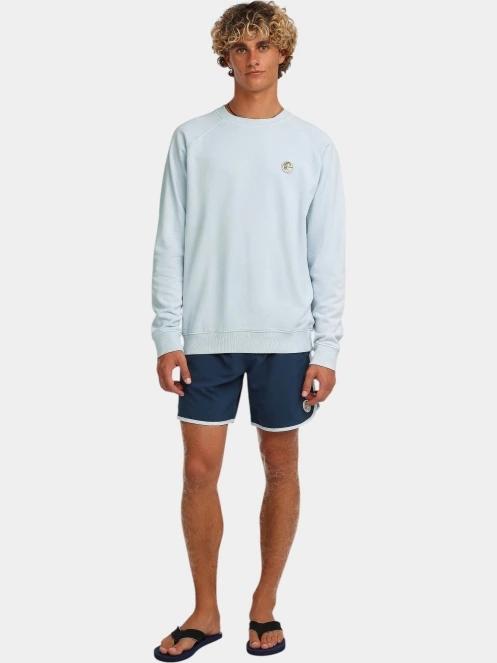 pulover pt. barbati O'Neill O'Riginals Badge Crew albastru deschis 5