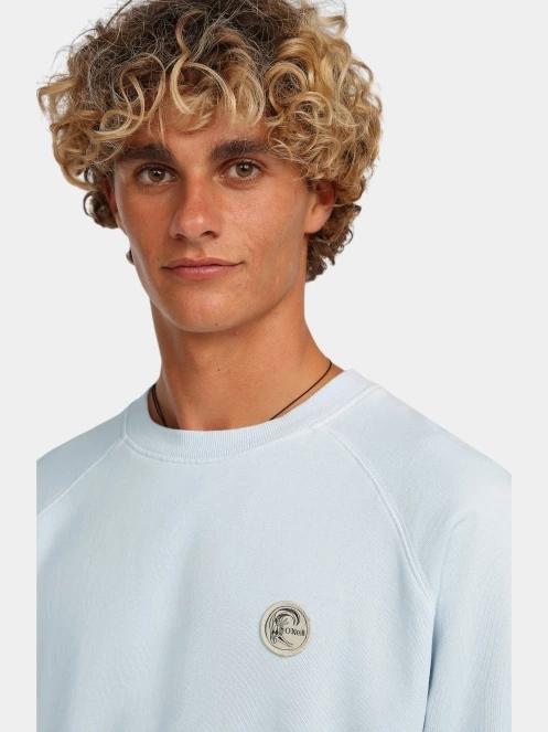 pulover pt. barbati O'Neill O'Riginals Badge Crew albastru deschis 6