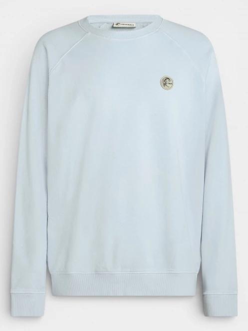 pulover pt. barbati O'Neill O'Riginals Badge Crew albastru deschis 7