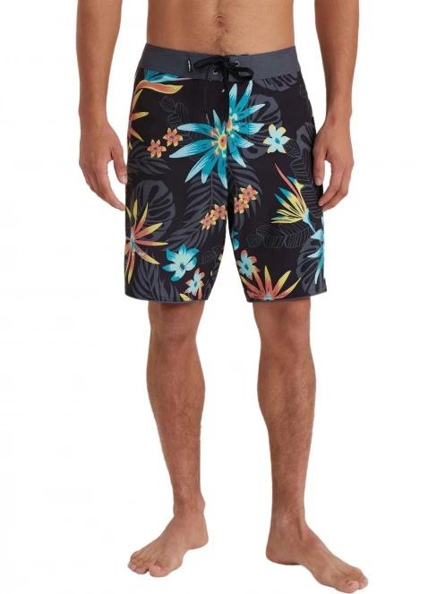 boardshort pt. barbati O'Neill Hyperfreak Mysto Scallop 19'' Boardshorts negru 2